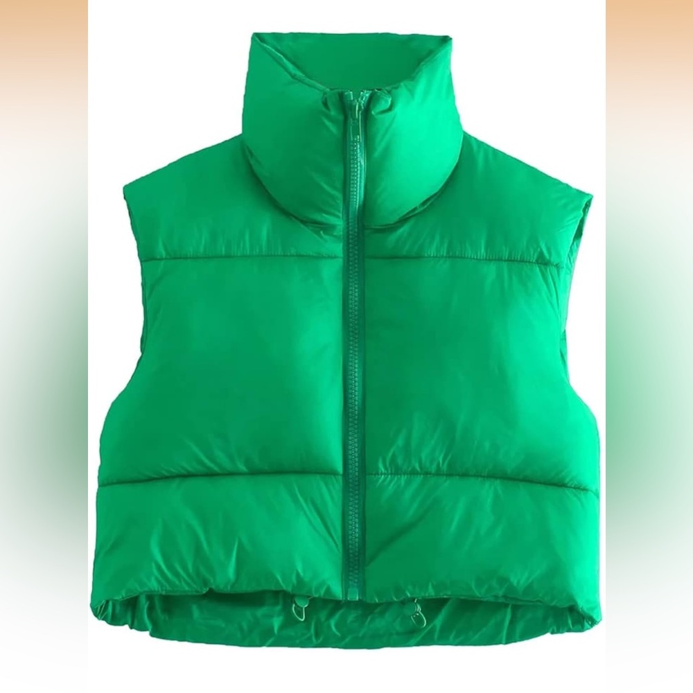 Green Puffer Vest